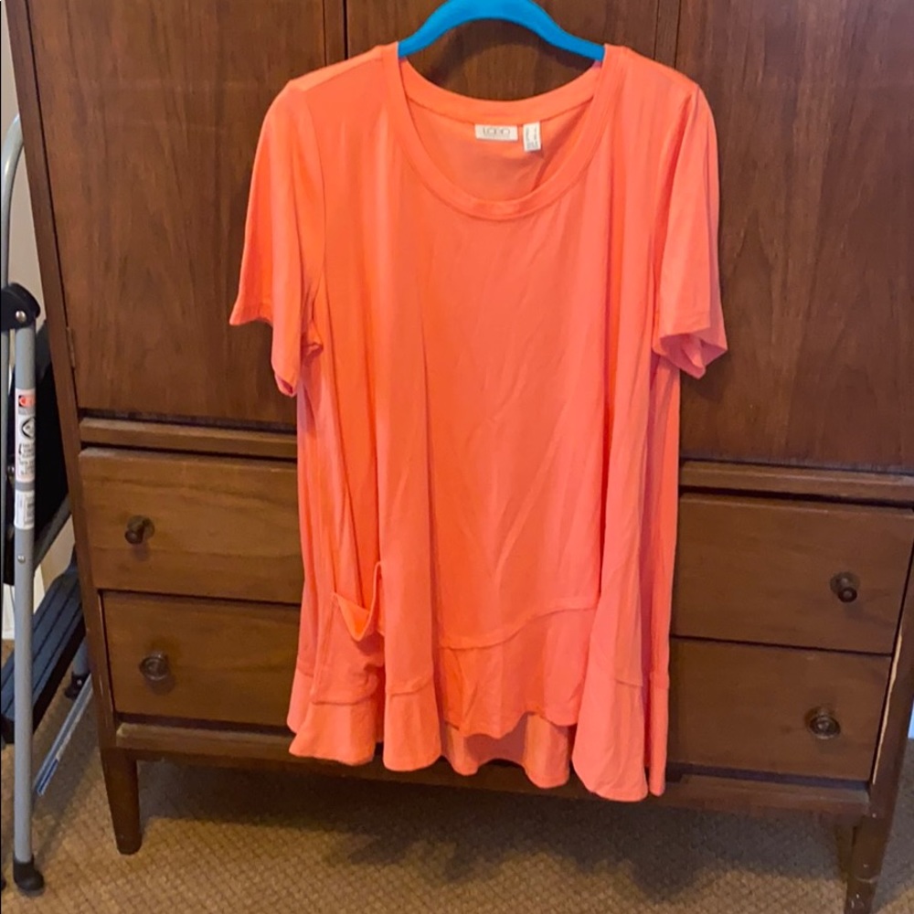 Peach casual dress